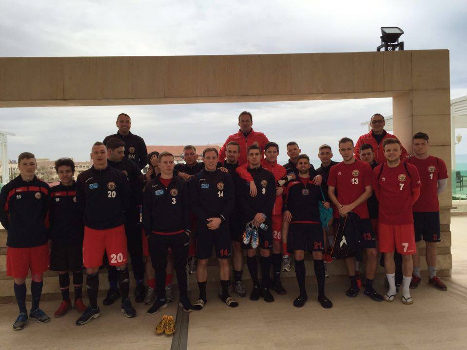 © FCM Schwerin | Die Mannschaft vor der ersten Trainingseinheit in Side - Royal Atlantis