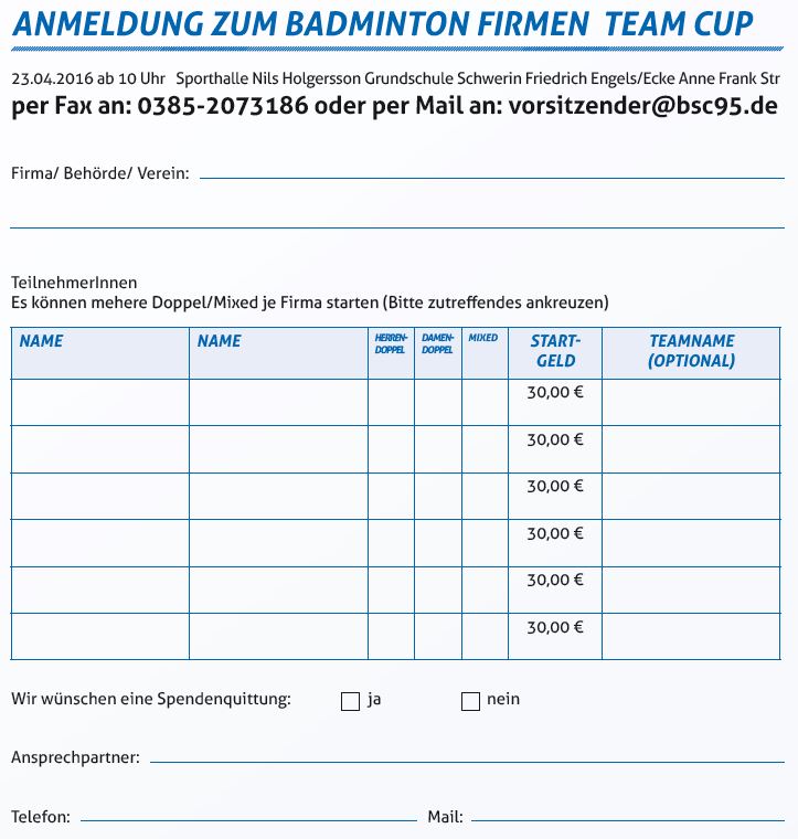 badminton anmeldung 2016