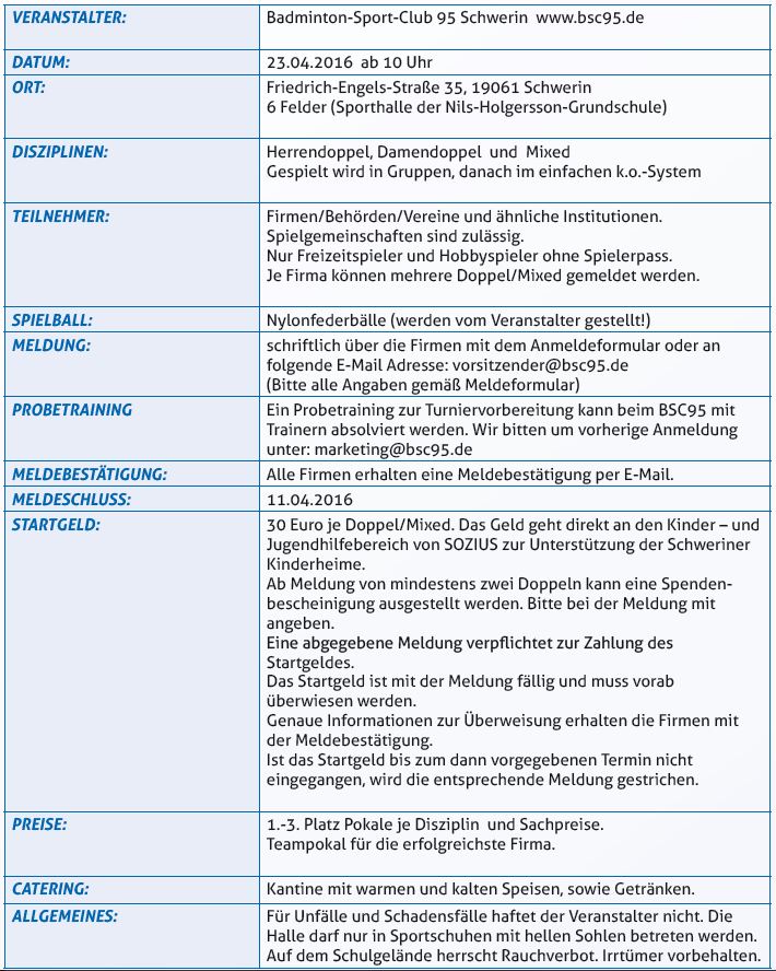 badminton ausschreibung 2016
