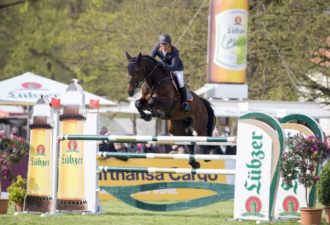 © Stefan Lafrentz | Daisuke Fukushima und Messenger gewannen das Championat von Lübzer beim Pferdefestival Redefin