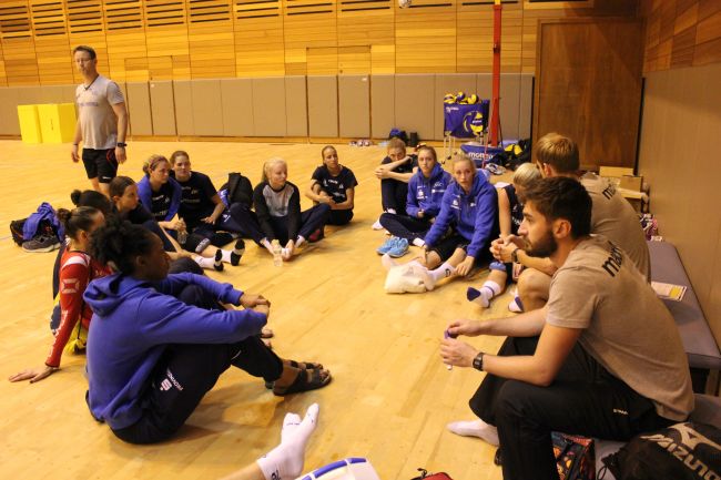 © Foto Otter | Konzentrierte Arbeit beim Trainingslager des Schweriner SC in Japan