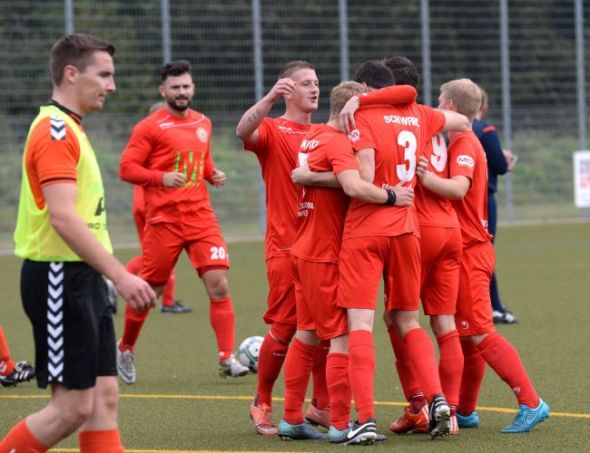 © Dietmar Albrecht Die Nico Volkwein Schützlinge wollen auch beim Aufsteiger die drei Punkte holen